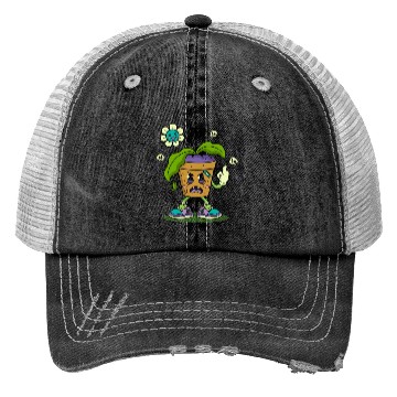 Discover Angry Plant Trucker Hats