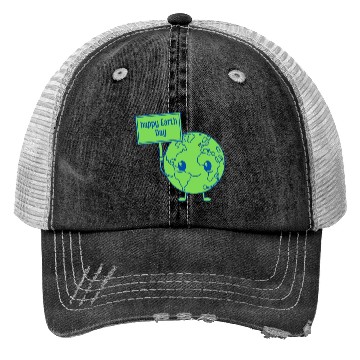 Discover Happy Earth Day Trucker Hats