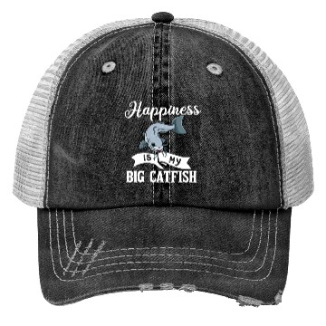 Discover Catfish Fishing Gift Flathead Catfishing nostalgia Trucker Hats