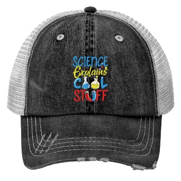 Discover Science Philosophy Cool Stuff Trucker Hats