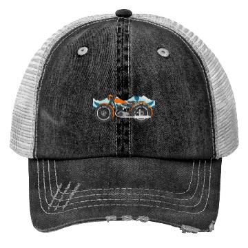 Discover Vintage motorcycle Design Trucker Hats for Men