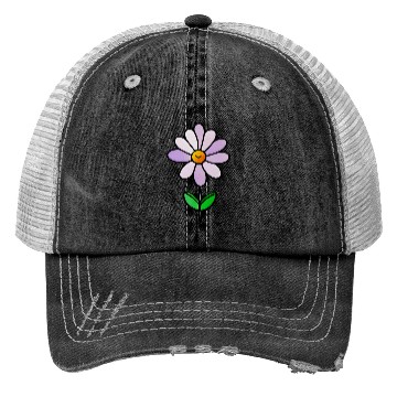 Discover Lavender Flower Art Trucker Hats