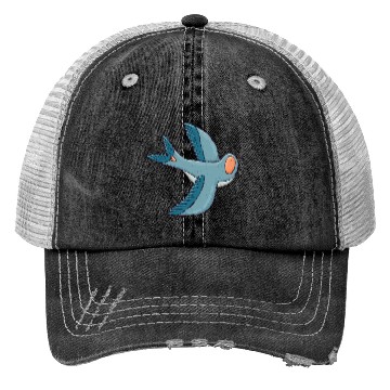 Discover Blue Bird Trucker Hats