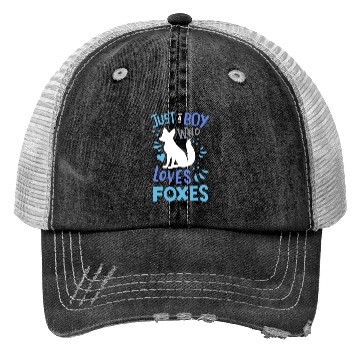 Discover Foxes Fox Lover Trucker Hats
