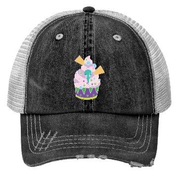 Discover Cupcake Graveyard Trucker Hats