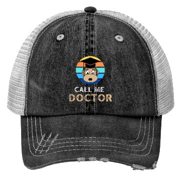 Discover Call me doctor monkey (Ph.D. finished) Trucker Hats