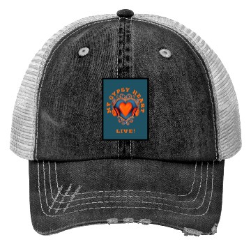 Discover My Gypsy Heart Trucker Hats