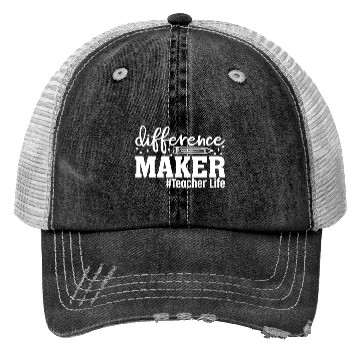 Discover Teacher Life Difference Maker Happy First Day of S Trucker Hats