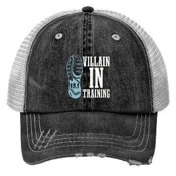 Discover Half Marathon Villain In Training Marathon Runner Trucker Hats