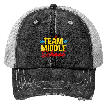 Discover Middle School Teacher Student Trucker Hats