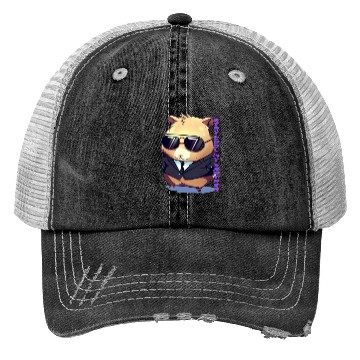 Discover "MASBRO" Capybara Trucker Hats