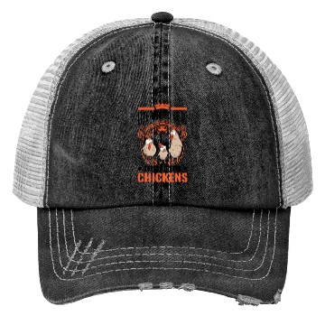 Discover Chickens Chicken Farm Farmer Trucker Hats