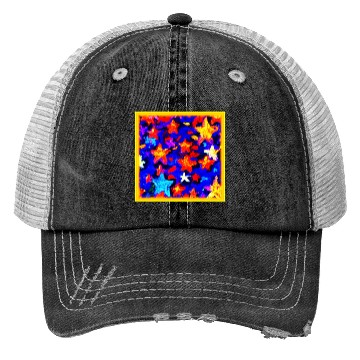 Discover "Breathtaking Colorful Stars". Buy Now Trucker Hats