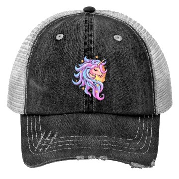 Discover Pastel Goth Unicorn Trucker Hats