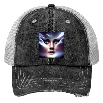 Discover Face in the storm Trucker Hats