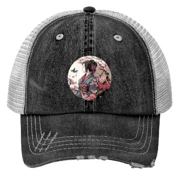 Discover Beautiful Geisha Geiko Geigi Cherry Blossom Sakura Trucker Hats