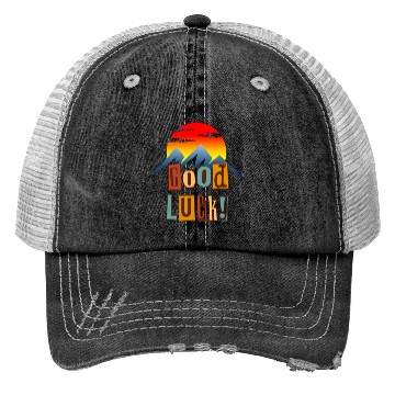 Discover Mountain Camping, Wilderness Travel Trucker Hats,