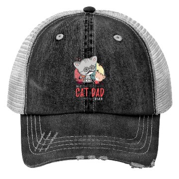 Discover Cat Dad Trucker Hats