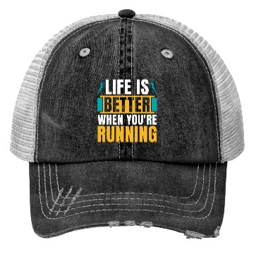 Discover Cross Country Running Life Is Better When Athletic Trucker Hats
