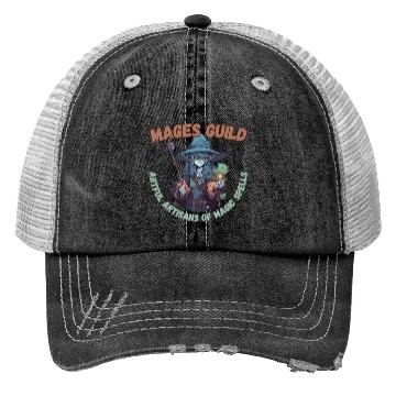 Discover Mages Guild, Magic Spells Trucker Hats