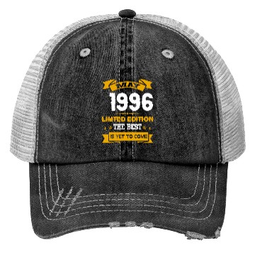 Discover May 1996 Birthday Surprise Trucker Hats