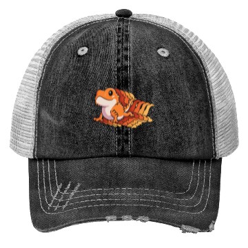 Discover Retro Gift For Bearded Dragon Owner Lizard Lover Trucker Hats
