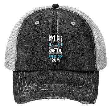 Discover Ski the ridges, Apres the rum Trucker Hats