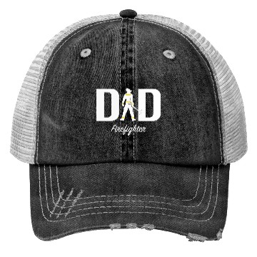 Discover Dad firefighter Trucker Hats