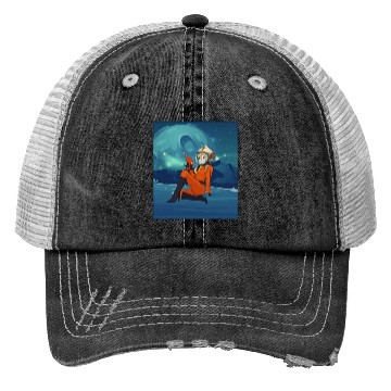 Discover Atom Punk Aesthetic Vaporwave Futuristic Trucker Hats