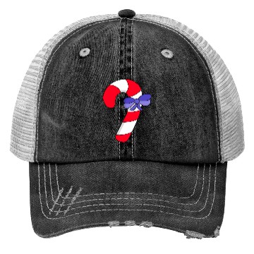 Discover Candy cane 80s Trucker Hats