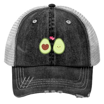 Discover Cute Avocado In Love Trucker Hats