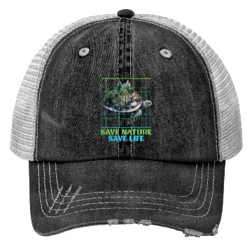 Discover Save Nature protected species Environment Trucker Hats