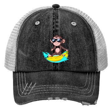 Discover Funky Monkey Business Trucker Hats