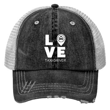 Discover Love Taxi Driver Trucker Hats
