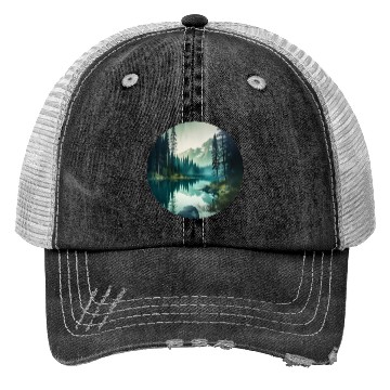 Discover Forest Lake Trucker Hats