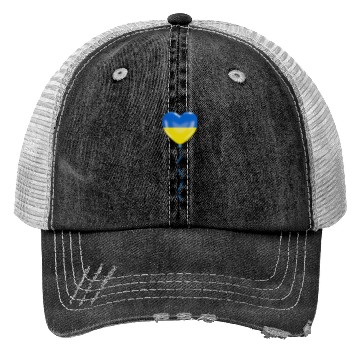 Discover Solidarity and a heart for Ukraine Trucker Hats