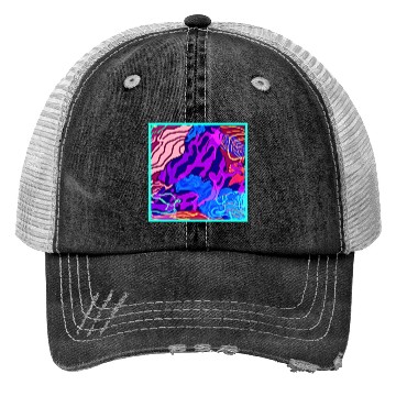 Discover Ocean Nature Painting Trucker Hats