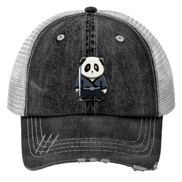 Discover Samurai panda Trucker Hats