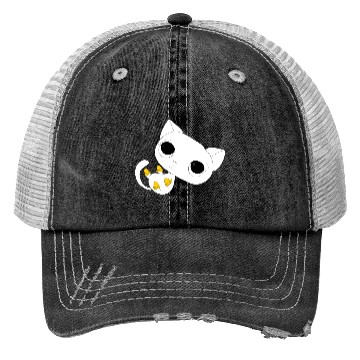 Discover black white kittens 04 Trucker Hats