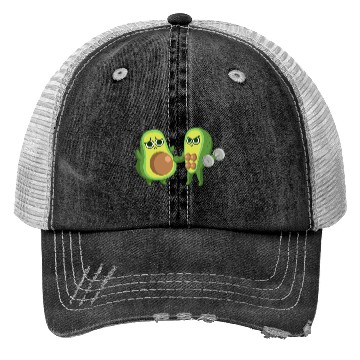 Discover Avocado Gym Trucker Hats