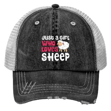 Discover Cool Sheep For Women Girls Lamb Lover Sheep Trucker Hats
