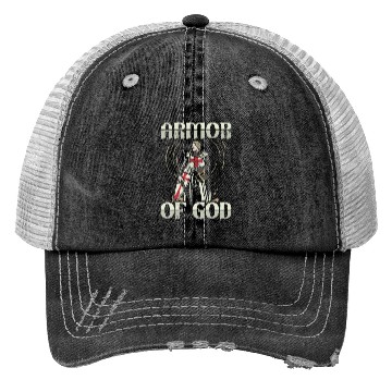Discover Armor of God Templar Knight Christian Faith Jesus Trucker Hats