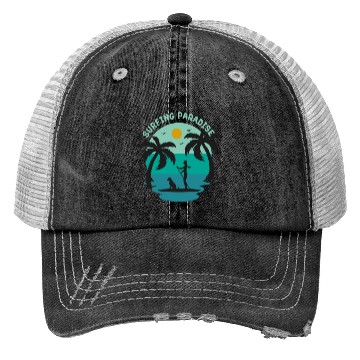 Discover Summer Days Beach Paradise Trucker Hats