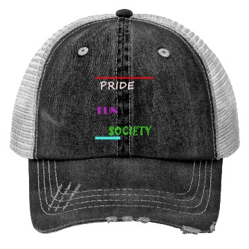 Discover PRIDE FUN SOCIETY Trucker Hats