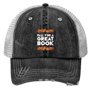 Discover Fall For A Great Book Librarian Library Book 1 Trucker Hats
