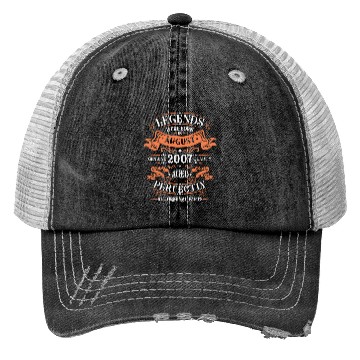 Discover August 2007 anniversary 2007 legends August Trucker Hats