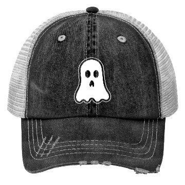 Discover Ghost Halloween Spooky Trucker Hats