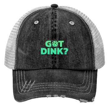 Discover Got Dink Stacked Green Trucker Hats