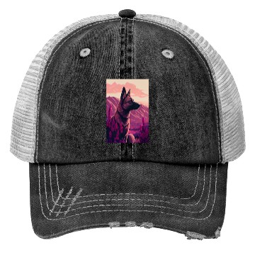 Discover Belgian Malinois Nature Trucker Hats
