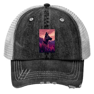 Discover Belgian Malinois Nature Trucker Hats